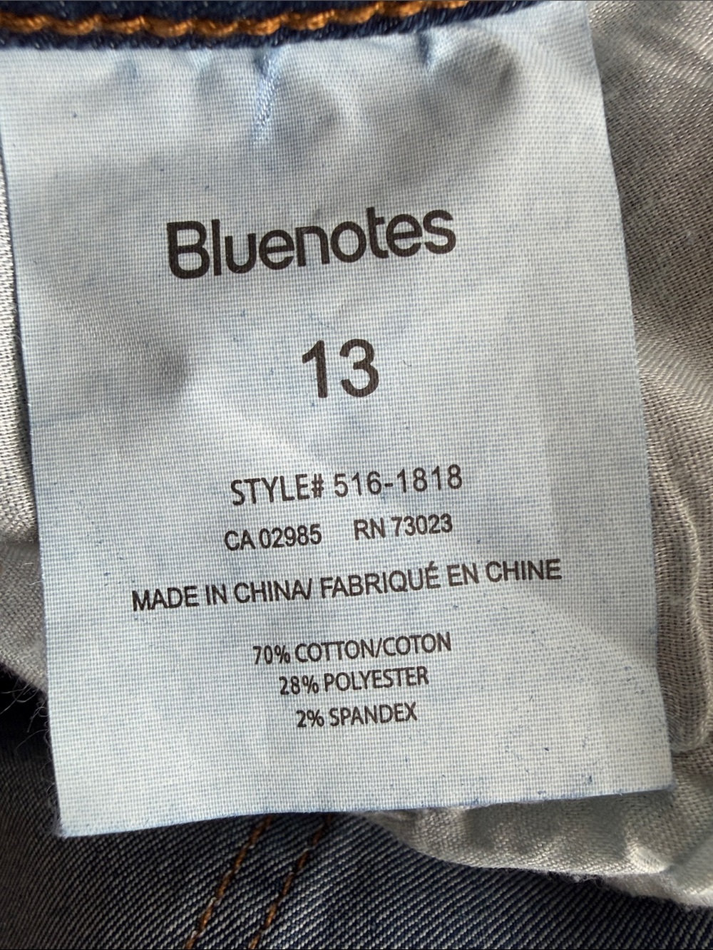 Embroidered Dark Blue Jeans - Picture 8 of 8